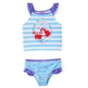 Disney’s Princess Ariel Stripe Tankini Swimsuit